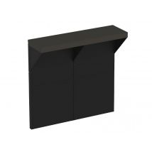 Eno - Kit comptoir bar 120 cm pour cuisine extérieure gris cargo et noir - ENO Noir Dimensions (L x l x H):120 x 35 x 115 cm Marque:ENO Matière(s):Aci