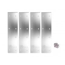 Ubbink - Kit finition margelles droites pour piscine bois rectangulaire Gris, en Aluminium - NC - Garantie 2 ans