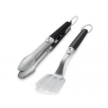 Weber - Kit ustensiles Premium 2 pièces Gris Marque:WEBER Matière(s):Acier inoxydable Type de produit:Set d'ustensiles, en Acier inoxydable Type de pr