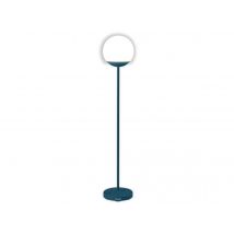 Fermob - Lampe MOOON! Bleu Acapulco H.134 cm Bleu Couleur éclairage:Blanc chaud, en Polyéthylène et ABS Type de produit:Lampadaire - 25 x 25 x 134 cm