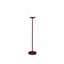 Fermob - Lampe MOOON! Cerise Noire H.134 cm Cerise noire Couleur éclairage:Blanc chaud, en Polyéthylène et ABS Type de produit:Lampadaire - 25 x 25 x