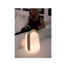 Fermob - Lampe BALAD Bamboo H.38 cm Bambou Couleur éclairage:Blanc chaud, en Polyéthylène Type de produit:Baladeuse - 28 x 28 x 38 cm Garantie:2 ans L
