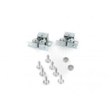 Eno - Kit 2 loqueteaux mécanique + vis pour Modulo standard inox et noir Gris Marque:ENO Type de pièce:Loqueteau