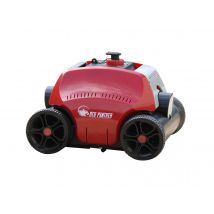 Poolstar - Robot de piscine sur batterie Red Panther Rouge, en PVC - 40 x 36 x 27 cm