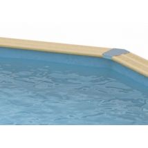 Ubbink - Liner seul pour piscine bois Sunwater 2,00 x 3,50 x 0,71 m Bleu, en PVC souple - Garantie 10 ans