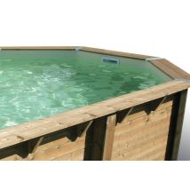 Ubbink - Liner seul pour piscine bois Océa Ø 5,10 x 1,20 m Gris, en PVC souple - Garantie 10 ans