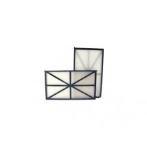 Hayward - Jeu de 2 panneaux filtrants pour robot Tiger Shark Blanc, en Dacron - 29,1 x 17 x 1,7 cm - Garantie 1 mois