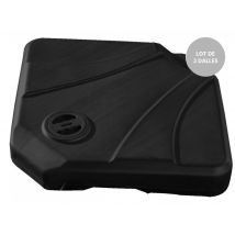 Bellijardin - Lot de 2 pieds de parasol excentré 14 L anthracite pour mât déporté 50 x 50 x 9 cm Anthracite Dimensions (L x l x H):50 x 50 x 9 cm Form