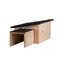 Esschert Design - Maison pour hérisson avec toît en bitume Naturel Dimensions (L x l x H):60,8 x 29,5 x 19,9 cm Marque:ESSCHERT DESIGN Matière(s):Bois