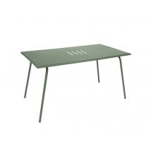 Fermob - Table de jardin rectangulaire en métal Monceau 6 places Cactus Cactus Dimensions (L x l x H):146 x 80 x 74 cm Extensible:Non Forme:Rectangula