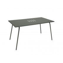 Fermob - Table de jardin rectangulaire en métal Monceau 6 places Romarin Romarin Dimensions (L x l x H):146 x 80 x 74 cm Extensible:Non Forme:Rectangu