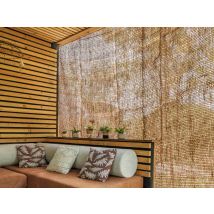 Jardiline - Ombrière naturelle en fibres de coco Rectangulaire 4 x 3 m Naturel Déperlant:Non Dimensions (L x l x H):400 x 300 x 1 cm Garantie:2 ans Ma