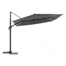 Hesperide - Parasol déporté rectangulaire Melhia anthracite - 4 x 3 m - Hespéride Anthracite Diamètre du mât:93 x 74 mm Dimensions de la toile:4 x 3 m