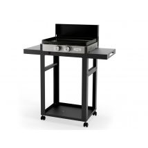 Le Marquier - Plancha gaz sur chariot Plancha Française 250 Duo Edition Gris Dimensions (L x l x H):92 x 47 x 105,5 cm Dimensions colis (L x l x H):NC