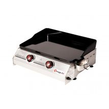 Somagic - Plancha gaz 2 brûleurs So Premium - 7 kW Gris Dimensions (L x l x H):73,5 x 51 x 27 cm Garantie:2 ans Installation:À poser Marque:SOMAGIC Ma
