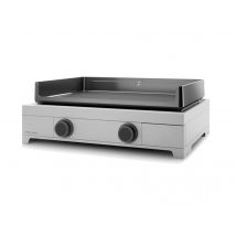 Forge Adour - Plancha à gaz Modern 60 en inox Gris Dimensions (L x l x H):65,5 x 57,3 x 23,8 cm Garantie:15 ans Installation:À poser Marque:FORGE ADOU