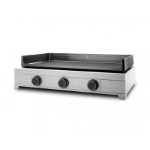 Forge Adour - Plancha à gaz Modern 75 en inox Gris Dimensions (L x l x H):80,5 x 57,3 x 23,8 cm Garantie:15 ans Installation:À poser Marque:FORGE ADOU