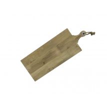 Jardideco - Planche à découper en bois avec corde 77 x 29 cm Naturel Marque:JARDIDECO Matière(s):Bois Type de produit:Planche à découper, en Bois Type