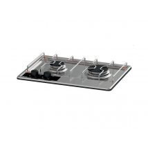 Eno - Plaque encastrable compacte gaz 2 feux en inox avec allumeur MASTER 2 - ENO Gris Dimensions (L x l x H): Garantie:2 ans Marque:ENO Matière(s):In