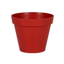 Eda - Pot de fleur rond Toscane Ø 48 x H.40 cmRouge rubis Rouge Diamètre:48 cm Forme:Rond Garantie:7 ans Hauteur:40 cm Marque:EDA Matière(s):Polypropy