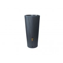 Garantia - Récupérateur d'eau de pluie Linus 2 en 1 220 L Gris Dimensions (L x l x H):58 x 58 x 120 cm Forme:Rond Marque:GARANTIA Matière(s):Polyéthyl