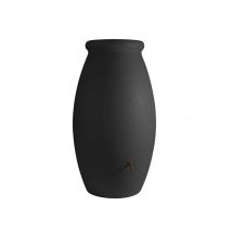 Bellijardin - Récupérateur d'eau de pluie Jarre 500 L + Kit raccord chéneau - Anthracite - BelliJardin Anthracite Dimensions (L x l x H):80 x 80 x 143