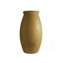 Bellijardin - Récupérateur d'eau de pluie Jarre 500 L + Kit raccord chéneau - Beige - BelliJardin Beige Dimensions (L x l x H):80 x 80 x 143 cm Forme: