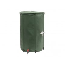 Eda - Récupérateur d'eau souple et pliable 250 litres Vert Dimensions (L x l x H):60 x 60 x 88 cm Forme:Rond Garantie:2 ans Hauteur:88 cm Marque:EDA M