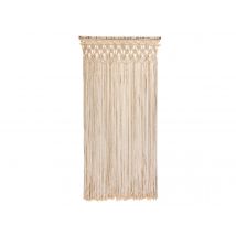 Morel - Rideau de porte Tressage macramé en cotoncoloris écru90 x 200 cm Beige Hauteur:200 cm Largeur:90 cm Marque:MOREL Matière(s):Coton Type de prod