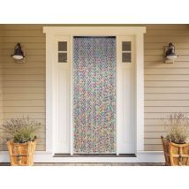 Morel - Rideau de porte en perles de bois multicolore 90 x 200 cm Multicolore Hauteur:200 cm Largeur:90 cm Marque:MOREL Matière(s):Bois Type de produi