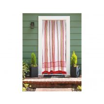 Morel - Rideau de porte moustiquaire en toile multicolore Rouge 140 x 225 cm Rouge Dimensions (L x l x H):140 x 0,2 x 225 cm Hauteur:225 cm Largeur:14