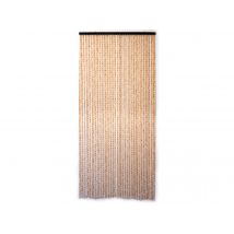 Morel - Rideau de porte en bambou et perle de bois Marron Hauteur:200 cm Largeur:90 cm Marque:MOREL Matière(s):Bambou, en Bambou