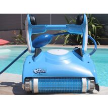 Dolphin - Robot de piscine électrique Nauty + Chariot Bleu, en NC - Garantie 2 ans