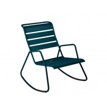 Fermob - Rocking Chair en métal Monceau Bleu Acapulco Bleu acapulco Dimensions (L x l x H):68 x 78 x 88 cm Empilable:Non Garantie:5 ans Hauteur d'assi