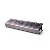 Ooni - Saladette pour péparation de pizza, en Acier - 77,6 x 24 x 16 cm Marque:OONI Matière(s):Acier - Garantie 2 ans
