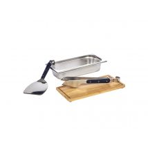 Eno - Set d'ustensiles Coffret du chef Gris Marque:ENO Matière(s):Inox Poids:1,4 kg, en Inox Poids:1,4 kg