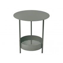 Fermob - Guéridon en métal Salsa Ø 50 cm Romarin Romarin Dimensions (L x l x H):50 x 50 x 55 cm Extensible:Non Forme:Ronde Garantie:5 ans Marque:FERMO