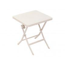 Hesperide - Table d'appoint carrée pliante Greensboro Argile - 40 x 40 cm - Hespéride Argile Dimensions (L x l x H):40 x 40 x 45 cm Forme:Carré Garant