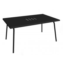 Fermob - Table basse de jardin en métal Monceau Carbone Carbone Dimensions (L x l x H):92 x 57 x 45 cm Extensible:Non Forme:Rectangulaire Hauteur ajus