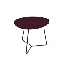 Fermob - Table basse de jardin ovale en métal Cocotte Cerise Noire Cerise noire Dimensions (L x l x H):55 x 44,5 x 43,5 cm Extensible:Non Forme:Ovale