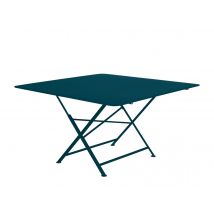 Fermob - Table de jardin carrée Cargo 130 x 130 cm Bleu Acapulco Bleu acapulco Dimensions (L x l x H):128 x 128 x 74 cm Extensible:Non Forme:Carrée Ga
