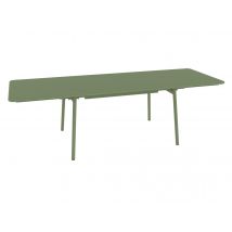 Fermob - Table de jardin extensible en métal rectangulaire Monceau Cactus12 places Cactus Dimensions (L x l x H):265 x 90 x 75 cm Dimensions fermé (L