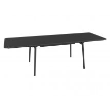 Fermob - Table de jardin extensible en métal rectangulaire Monceau Carbone12 places Carbone Dimensions (L x l x H):265 x 90 x 75 cm Dimensions fermé (