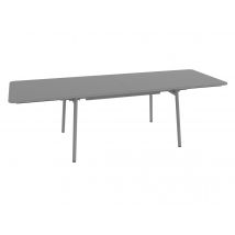 Fermob - Table de jardin extensible en métal rectangulaire Monceau Gris Lapilli12 places Gris lapilli Dimensions (L x l x H):265 x 90 x 75 cm Dimensio
