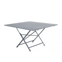 Fermob - Table de jardin carrée Cargo 130 x 130 cm Gris Orage Gris orage Dimensions (L x l x H):128 x 128 x 74 cm Extensible:Non Forme:Carrée Garantie