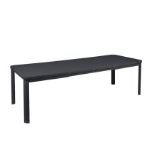 Fermob - Table de jardin extensible en métal rectangulaire Oléron Carbone6/12 places Carbone Dimensions (L x l x H):255 x 100 x 74 cm Dimensions fermé
