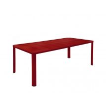 Fermob - Table de jardin en métal rectangulaire Oléron Piment12 places Piment Dimensions (L x l x H):205 x 100 x 74 cm Extensible:Non Forme:Rectangula