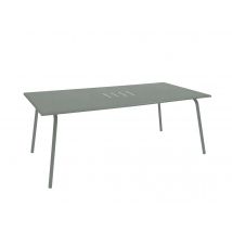Fermob - Table de jardin rectangulaire en métal Monceau 8 places Gris Lapilli Gris lapilli Dimensions (L x l x H):194 x 94 x 74 cm Extensible:Non Form