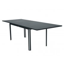 Fermob - Table de jardin extensible en aluminium rectangulaire Costa Gris Orage10 places Gris orage Dimensions (L x l x H):160 x 90 x 74 cm Dimensions