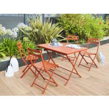 Hesperide - Table de jardin rectangle Greensboro 110 x 70 cm Ambre - Hespéride Ambre Dimensions (L x l x H):110 x 70 x 71 cm Extensible:Non Forme:Rect